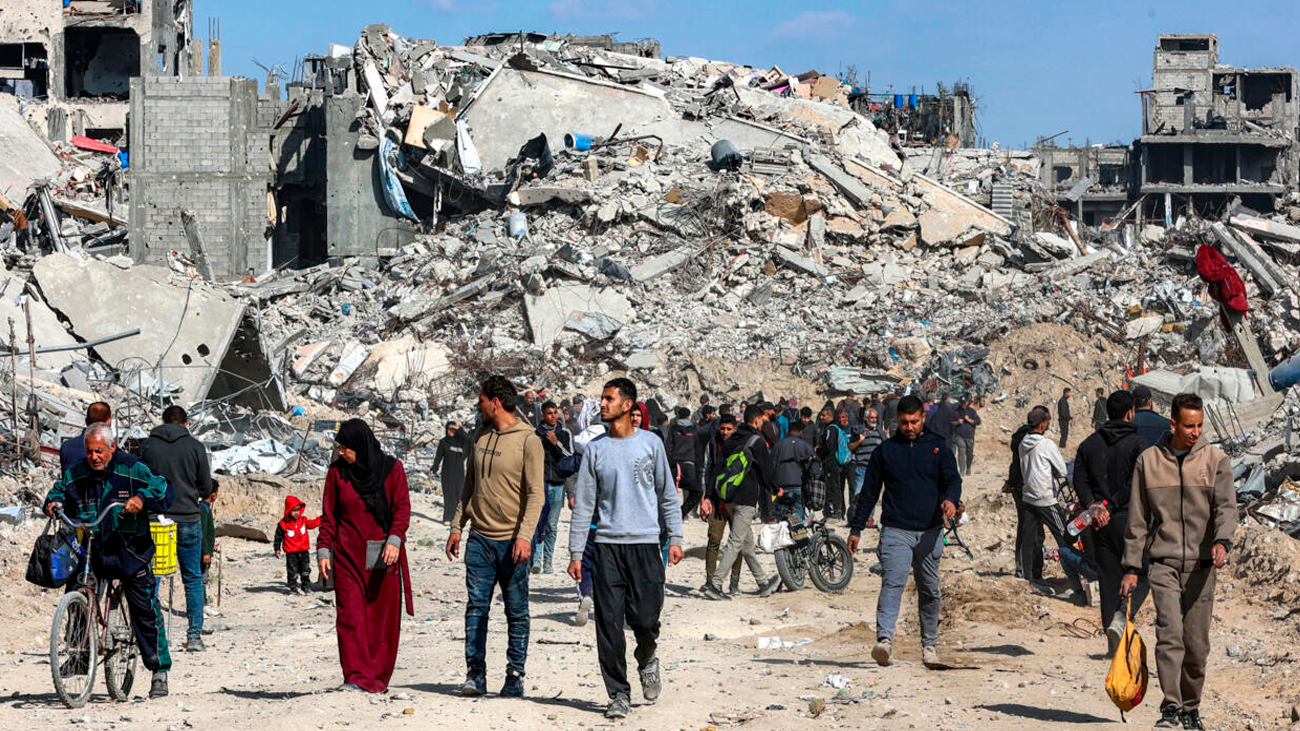 Dron israelí mata a dos palestinos en Gaza pese al alto el fuego