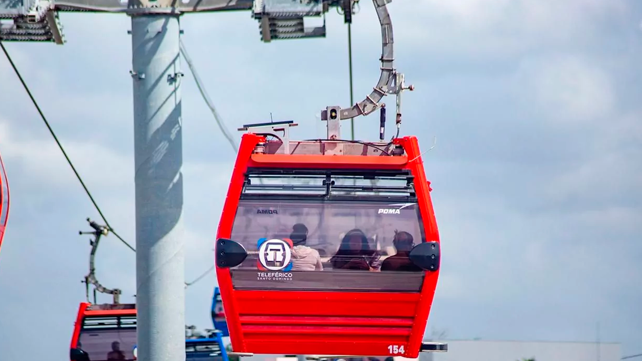 OPRET restablece el servicio en la Línea 1 del Teleférico de Santo Domingo tras resolver avería