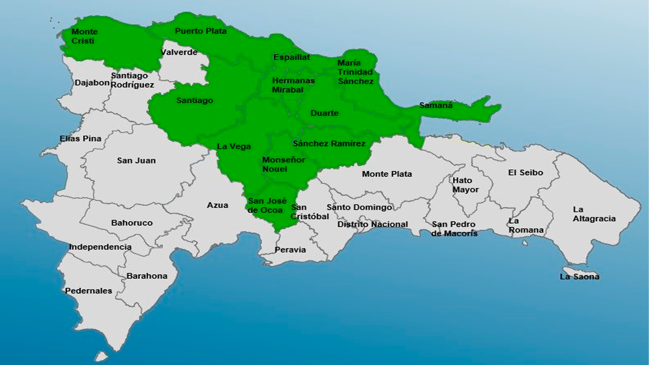 Autoridades elevan a 12 las provincias en alerta verde por vaguada y sistema frontal
