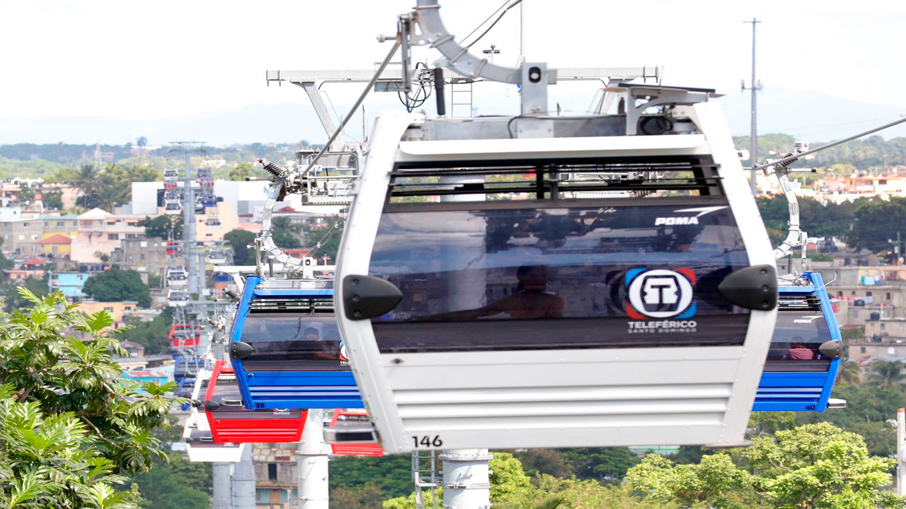 OPRET suspende temporalmente el servicio de la Línea 1 del Teleférico de Santo Domingo por avería