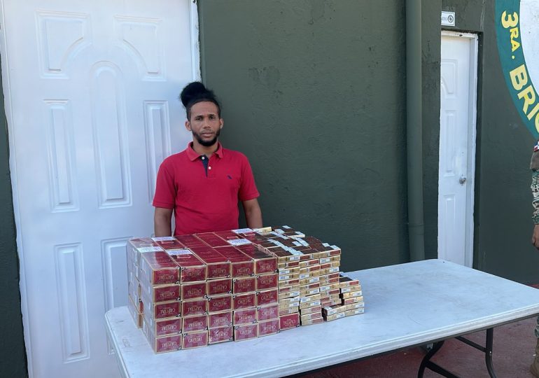 Militares del ERD decomisan más de 16 mil cigarrillos de contrabando en Santiago Rodríguez