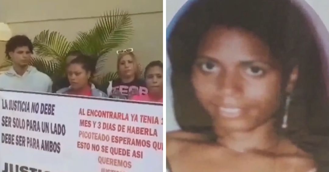 Protestan en La Vega para evitar libertad de femicida de Anarely Ureña