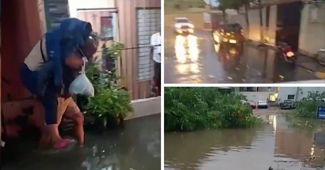 Residentes denuncian inundaciones en Santo Domingo Este por basura acumulada y hoyo abandonado