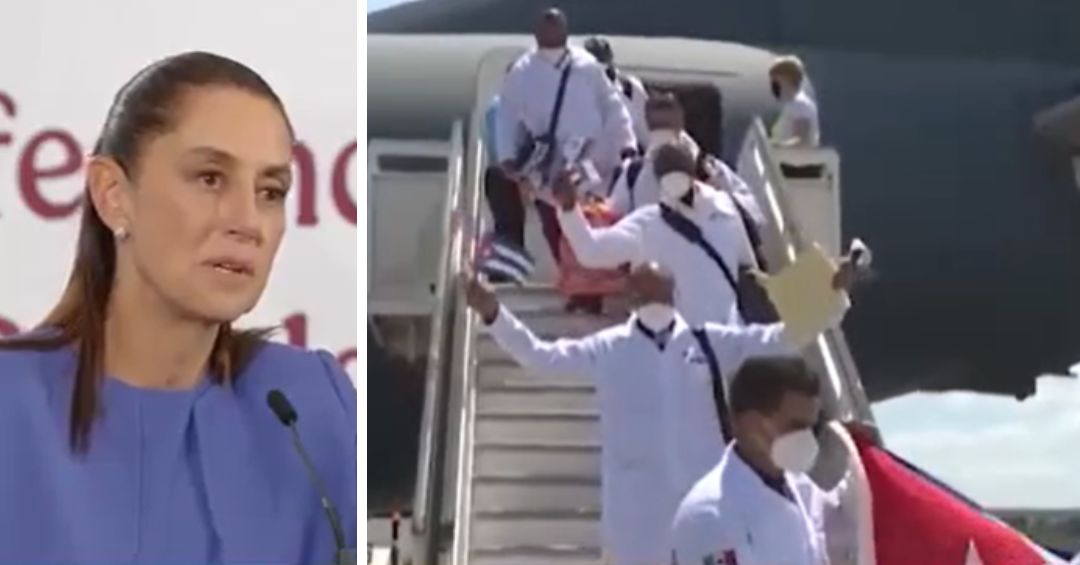 Sheinbaum rechaza señalamientos de explotación: «Médicos cubanos reciben salario justo en México»