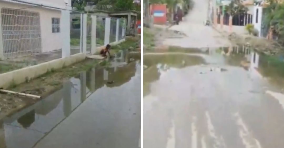 "Un río en la calle": vecinos de Nagua claman por ayuda ante aguas ...