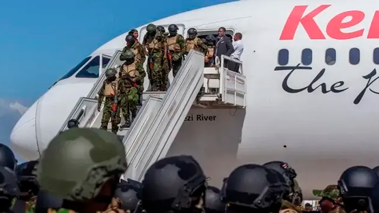 Policías kenianos regresan a su país tras misión de seguridad en Haití