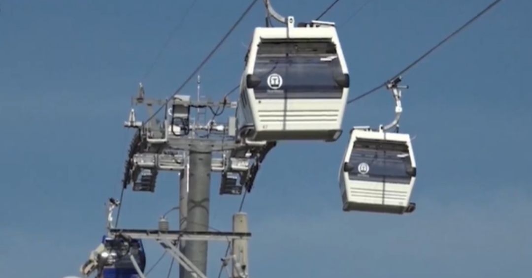 Teleférico de Santo Domingo fuera de servicio por mantenimiento