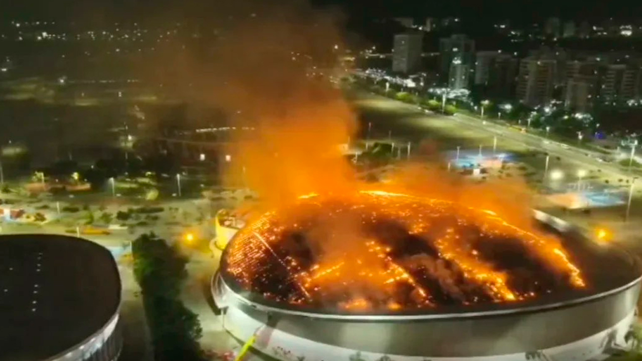 Incendio vuelve a afectar velódromo del Parque Olímpico de Río