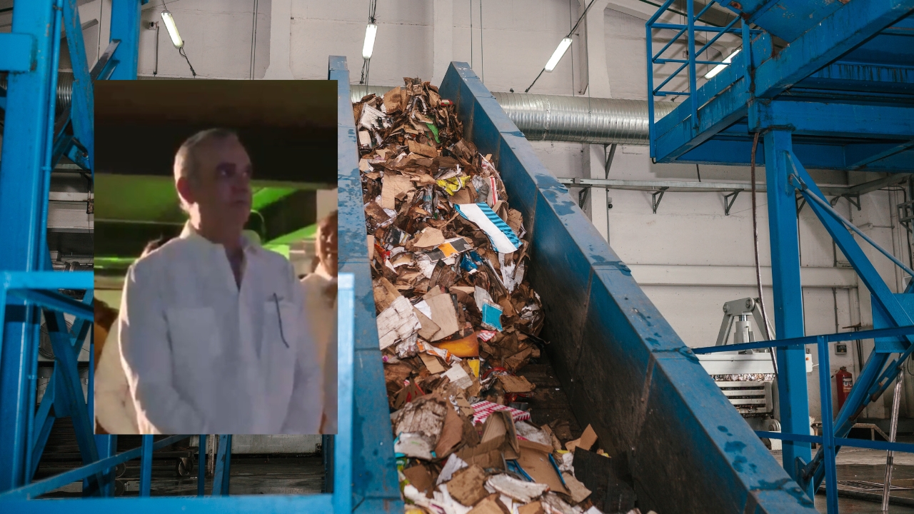 Abinader inaugura primera planta del Caribe que convierte botellas en resina alimenticia