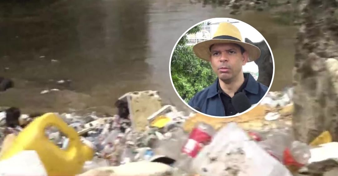 Limpian río Lebrón tras inundaciones en Los Alcarrizos