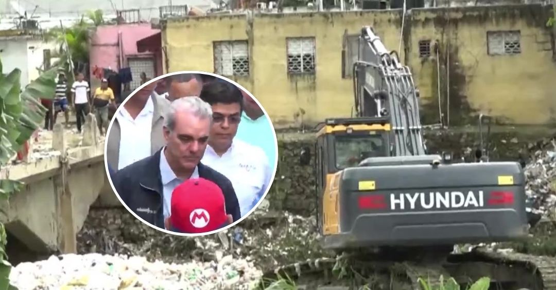 Luis Abinader visita zonas afectadas en Los Alcarrizos