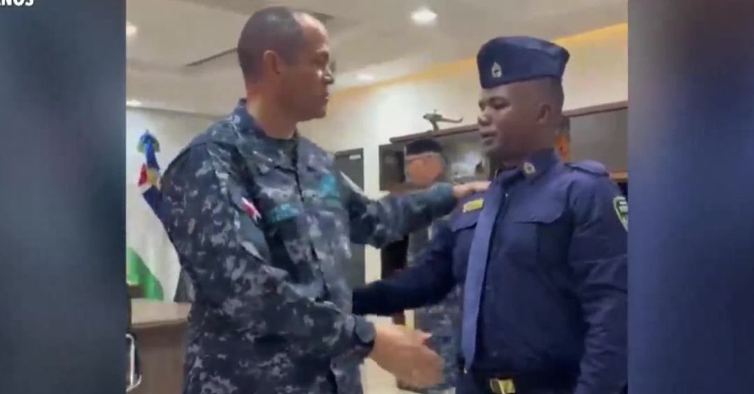 Reconocen a policía por rescate en Los Alcarrizos