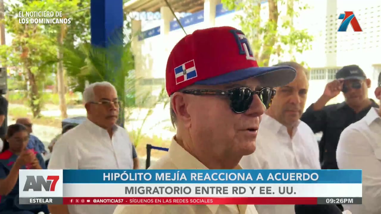 Hipólito Mejía respalda acuerdo RD y EE. UU.
