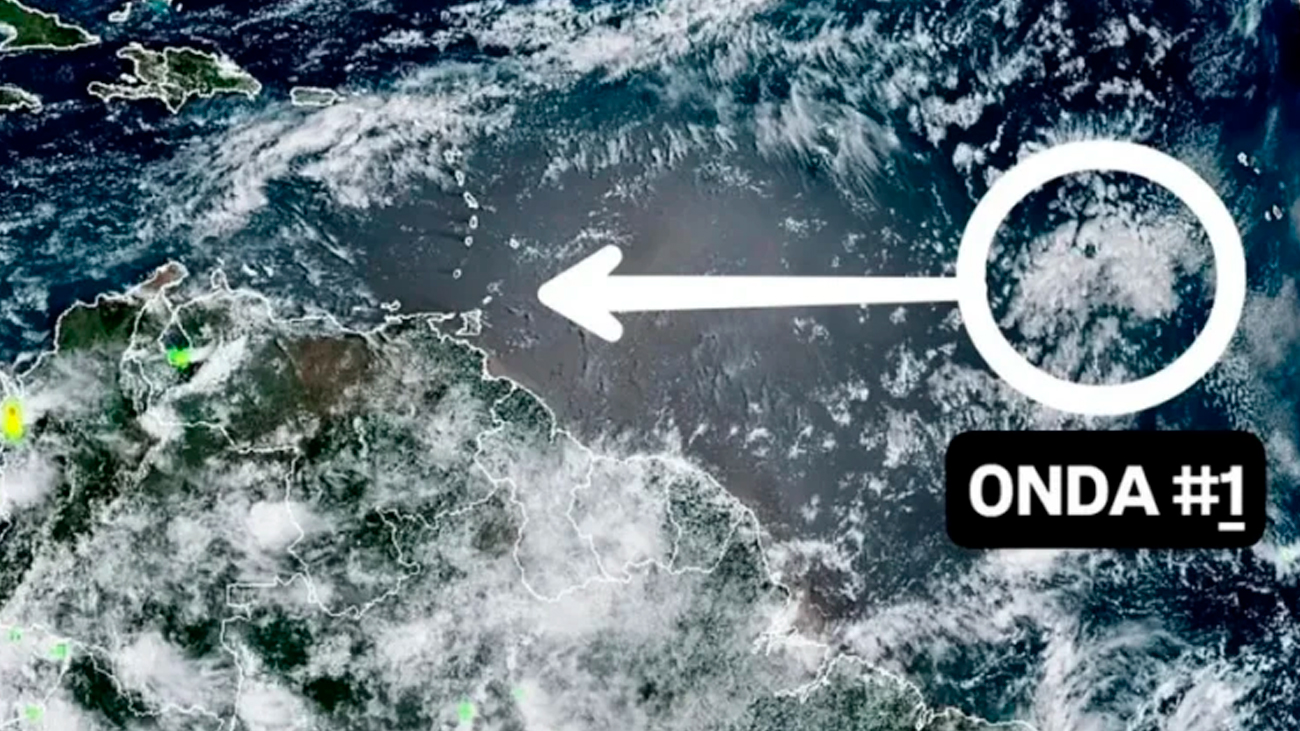 Se forma la primera onda tropical de la temporada 2026