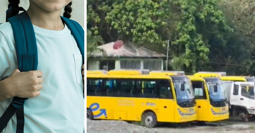 Más de una decena de autobuses escolares abandonados en Samaná