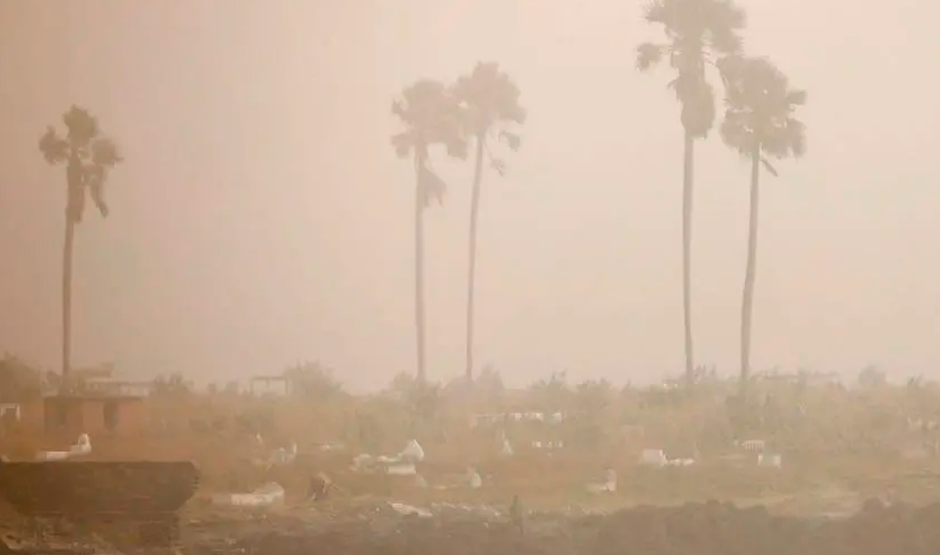 Polvo sahariano mantendrá ambiente caluroso con lluvias aisl
