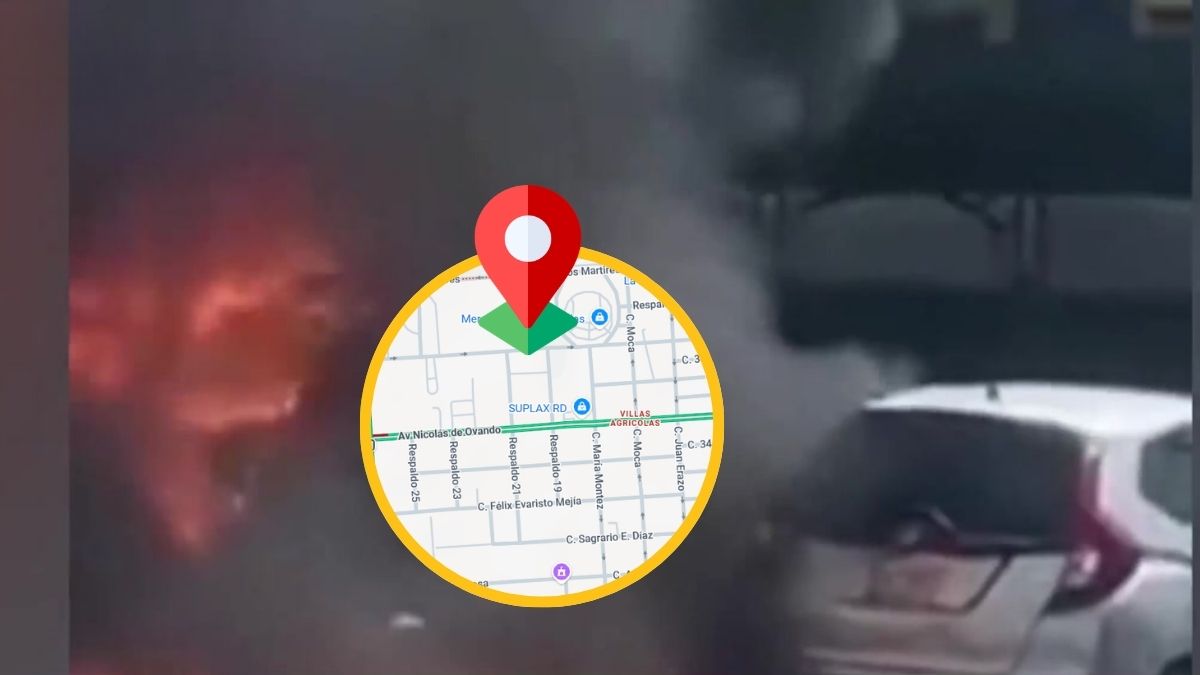 Camioneta se incendia al entrar a gasolinera en Villas Agríc