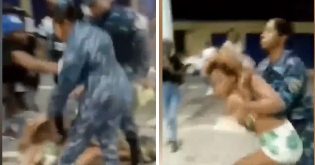 Video muestra enfrentamiento entre policía y joven