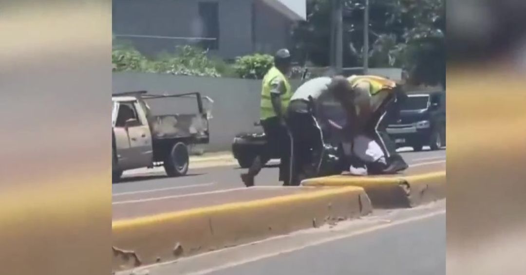 Video muestra intervención de DIGESETT a conductor